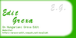 edit grexa business card